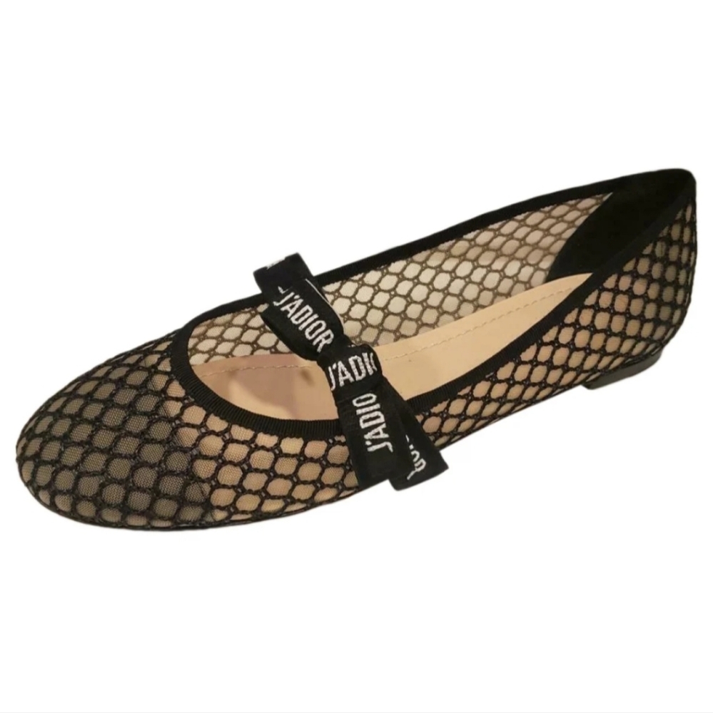 Dior Miss J'adior Black Flats